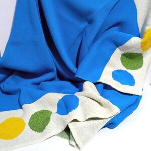 Luxury Knit Resort Blanket Throw Bed Cover Cotton